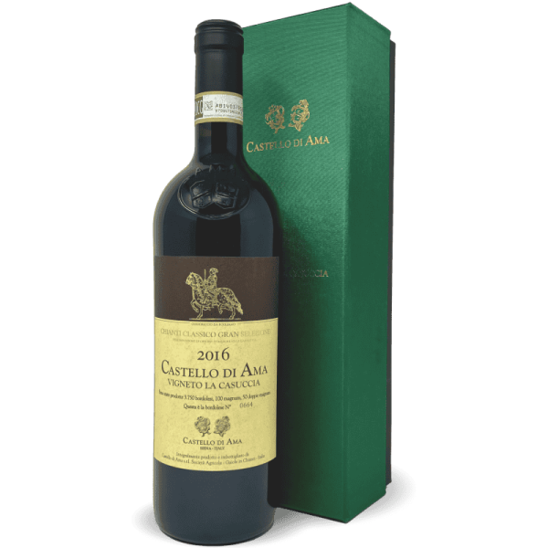 Chianti Classico Gran Selezione Vigneto La Casuccia DOCG 2016 Gift box - Castello di Ama Chianti Classico Gran Selezione Vigneto La Casuccia DOCG 2016 Gift box - Castello di Ama