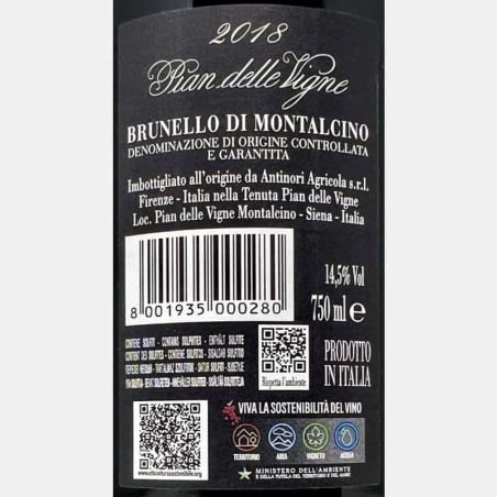 Brunello di Montalcino Pian delle Vigne DOCG 2018 - Antinori