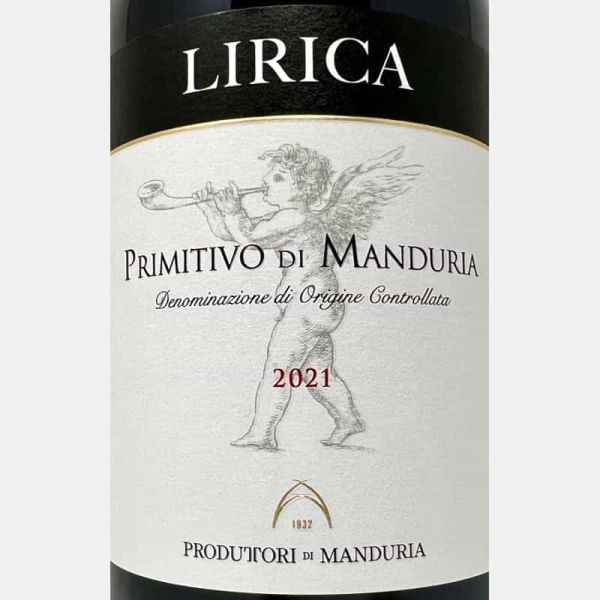 Primitivo di Manduria Lirica DOC 2021 - Produttori di Manduria