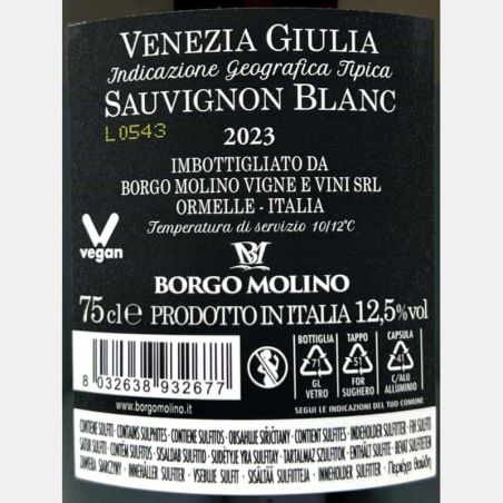 Sauvignon Blanc Venezia Giulia IGT 2023 - Borgo Molino