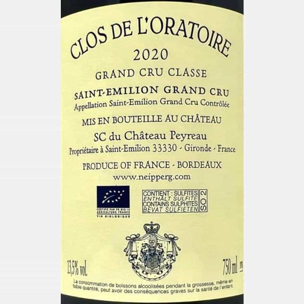 Saint-Emilion Grand Cru Classe AOC...