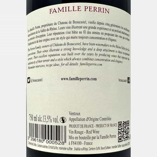 Cotes du Rhone Reserve Rouge AOC 2021 - Famille Perrin Cotes du Rhone Reserve Rouge AOC 2021 - Famille Perrin