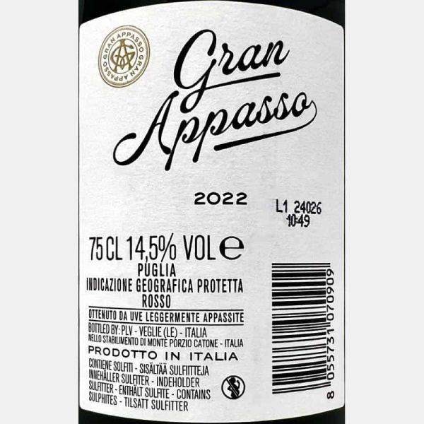 Gran Appasso Rosso Puglia IGP 2022 - Femar Vini Gran Appasso Rosso Puglia IGP 2022 - Femar Vini
