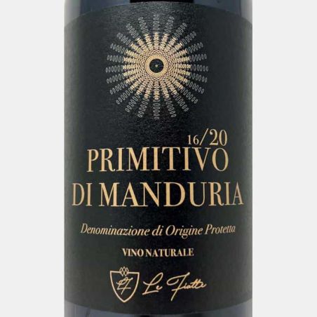 Primitivo di Manduria 16/20 DOP 2022 - Le Fiatte