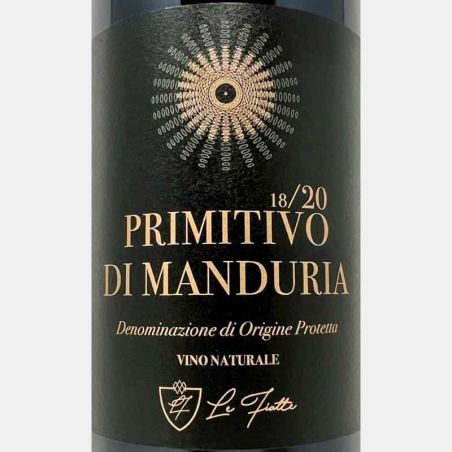 Primitivo di Manduria 18/20 DOP 2022 - Le Fiatte