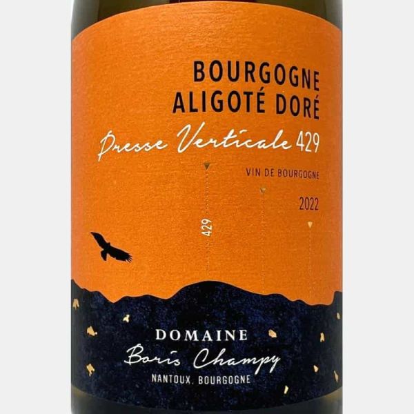 Aligote Dore Press Verticale 429 AOP 2022 Bio - Boris Champy