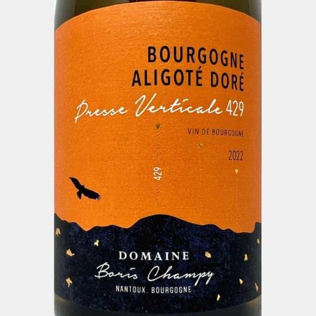 Aligote Dore Press Verticale 429 AOP 2022 Bio - Boris Champy