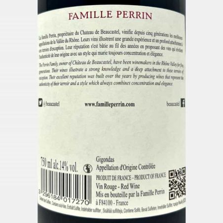 Chateauneuf-du-Pape Rouge Les Sinards AOC 2021 - Famille Perrin