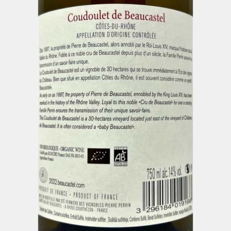 Chateauneuf-du-Pape Blanc Les Sinards AOC 2023 - Famille Perrin
