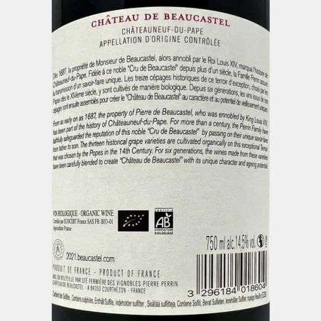 Coudoulet de Beaucastel Blanc Cotes du Rhone AOC 2022 Bio - Château de Beaucastel, Famille Perrin