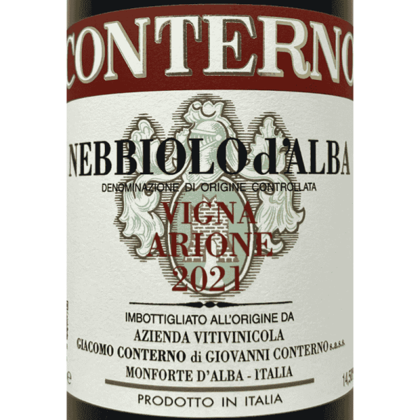 Nebbiolo d'Alba Vigna Arione DOC 2021...