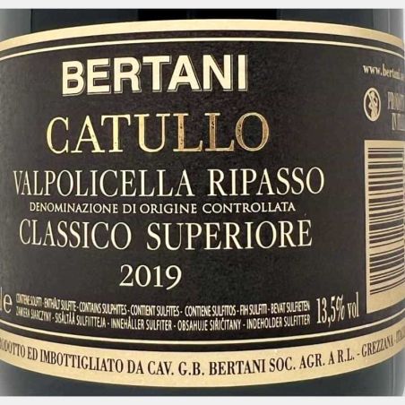 Valpolicella Ripasso Classico Superiore Catullo DOC 2019 - Bertani