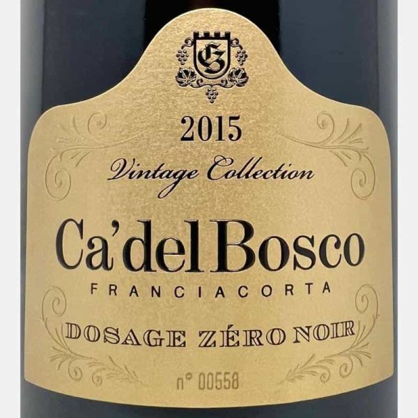 Franciacorta Riserva Vintage Collection Noir Dosage Zero DOCG 2015 - Ca del Bosco Franciacorta Riserva Vintage Collection Noir Dosage Zero DOCG 2015 - Ca del Bosco