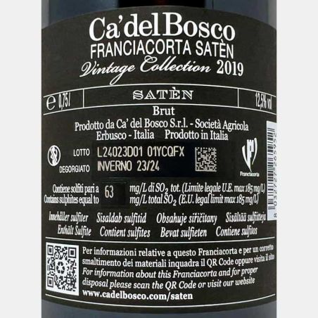 Franciacorta Vintage Collection Saten Brut DOCG 2019 Geschenkbox - Ca del Bosco