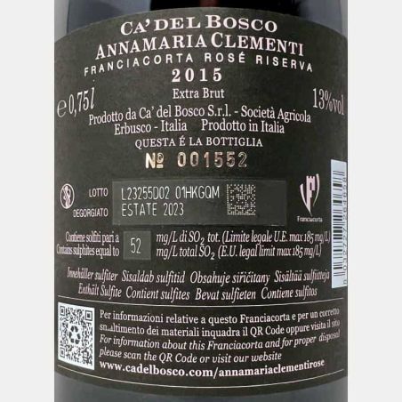 Franciacorta Riserva Rosé Annamaria Clementi Extra Brut DOCG 2015 Geschenkbox - Ca del Bosco