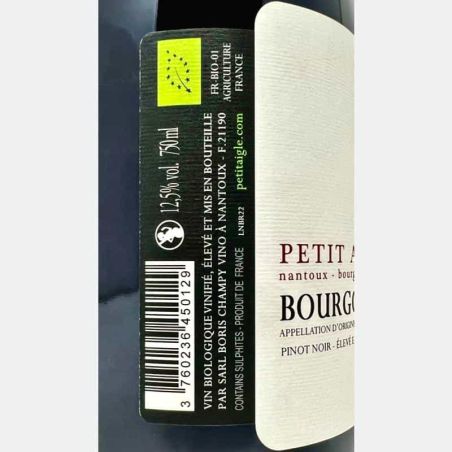 Bourgogne Pinot Noir Petit Aigle AOP 2022 Bio - Boris Champy