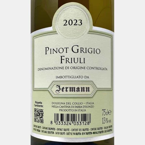 Pinot Grigio Venezia Giulia IGT 2023 - Jermann Pinot Grigio Venezia Giulia IGT 2023 - Jermann