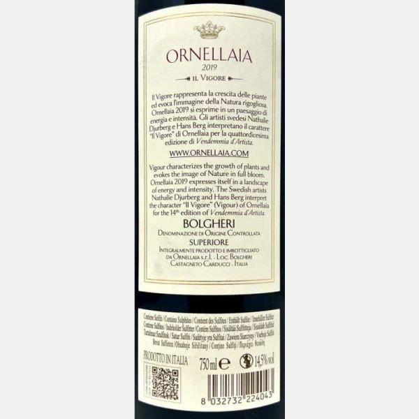 Ornellaia Bolgheri Superiore DOC 2019 - Tenuta dell'Ornellaia Ornellaia Bolgheri Superiore DOC 2019 - Tenuta dell'Ornellaia