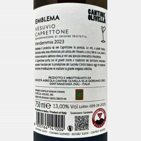 Caprettone del Vesuvio Emblema DOP 2023 - Cantine Olivella