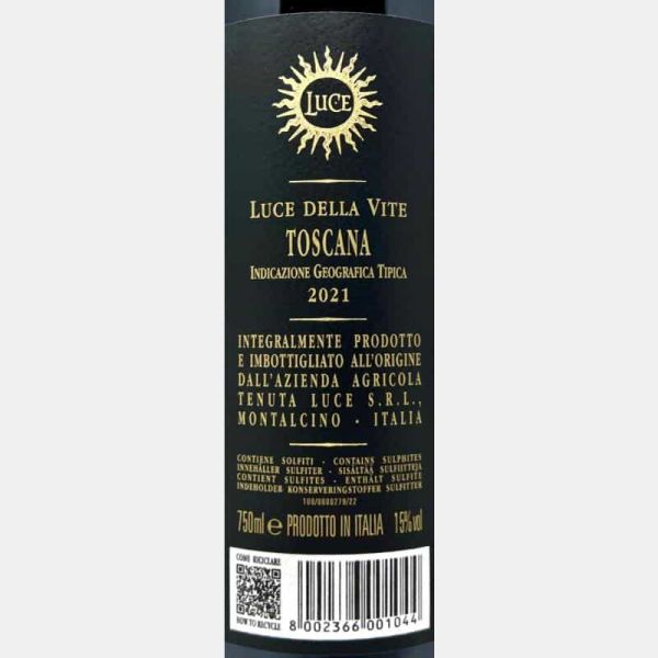 Luce della Vite Toscana IGT 2021 - Tenuta Luce, Frescobaldi Luce della Vite Toscana IGT 2021 - Tenuta Luce, Frescobaldi