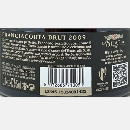 Franciacorta Teatro alla Scala Brut DOCG 2009 Magnum 1,5L - Bellavista