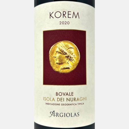 Korem Bovale Isola dei Nuraghi IGT 2020 - Argiolas