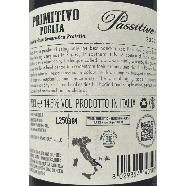 Appassimento Primitivo Passitivo...