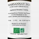 Marsannay Blanc Saint Urbain AOC 2021 Bio - Domaine Jean Fournier Marsannay Blanc Saint Urbain AOC 2021 Bio - Domaine Jean Fournier