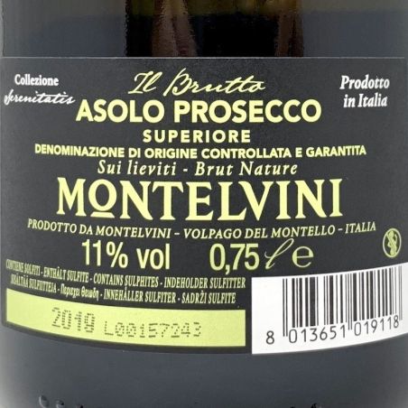 Prosecco Asolo Superiore Sui Lieviti Il Brutto DOCG 2020 - Montelvini