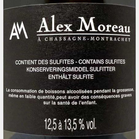 Chassagne Montrachet Blanc AOC 2021 - Alex Moreau
