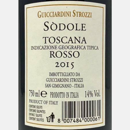Sodole Rosso Toscana IGT 2015 - Tenute Guicciardini Strozzi
