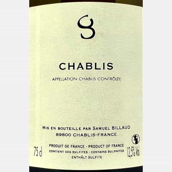 Chablis Les Grand Terroirs AOC 2022 - Samuel Billaud Chablis Les Grand Terroirs AOC 2022 - Samuel Billaud
