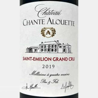 Saint Emilion Grand Cru AOC 2019 - Château Chante Alouette