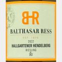 Riesling Rheingau Hallgartener Hendelberg trocken VDP 2022 Bio - Balthasar Ress Riesling Rheingau Hallgartener Hendelberg trocken VDP 2022 Bio - Balthasar Ress