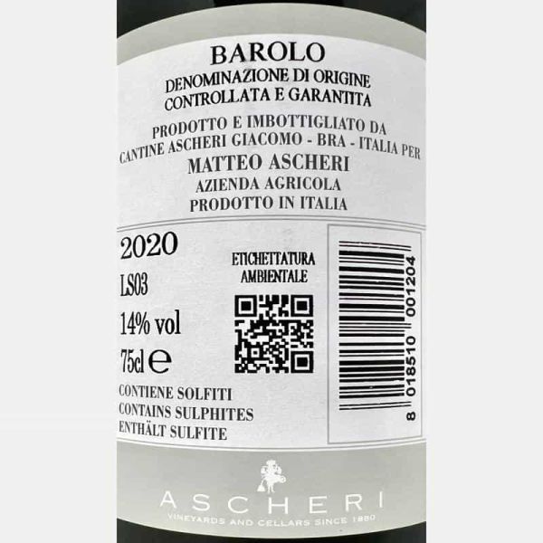 Barolo Blue Label DOCG 2020 - Matteo Ascheri Barolo Blue Label DOCG 2020 - Matteo Ascheri
