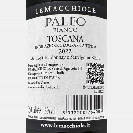 Paleo Bianco Toscana IGT 2022 - Le Macchiole