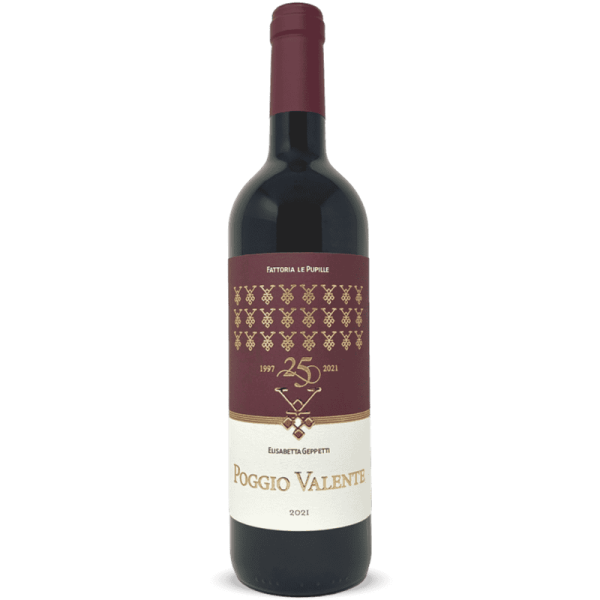 Poggio Valente Rosso Toscana IGT 2021 - Fattoria Le Pupille Poggio Valente Rosso Toscana IGT 2021 - Fattoria Le Pupille