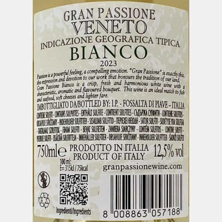 Gran Passione Bianco Veneto IGT 2023 - Botter