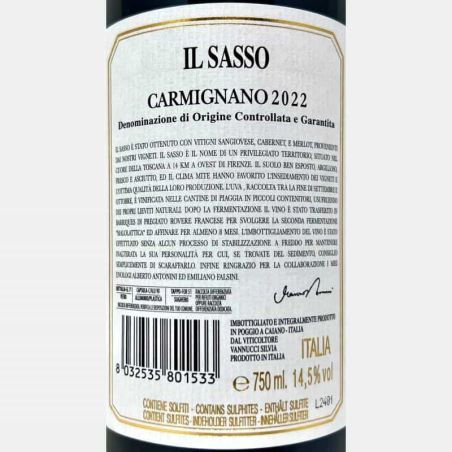 Il Sasso Carmignano DOCG 2022 - Piaggia