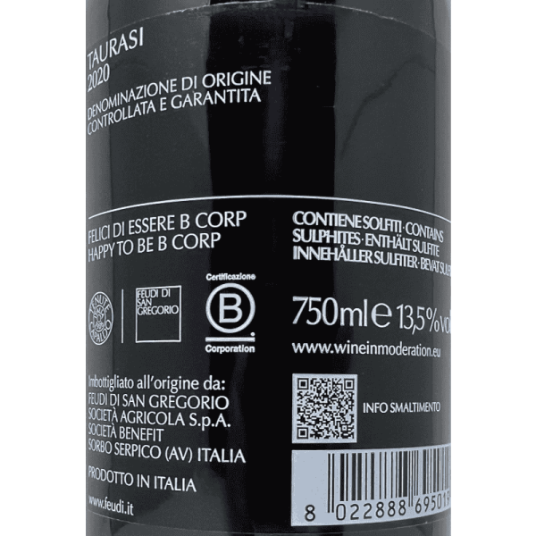 Taurasi DOCG 2020 - Feudi di San...