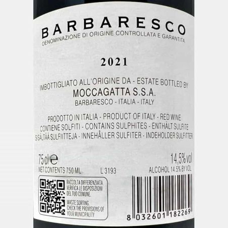 Barbaresco DOCG 2021 - Moccagatta
