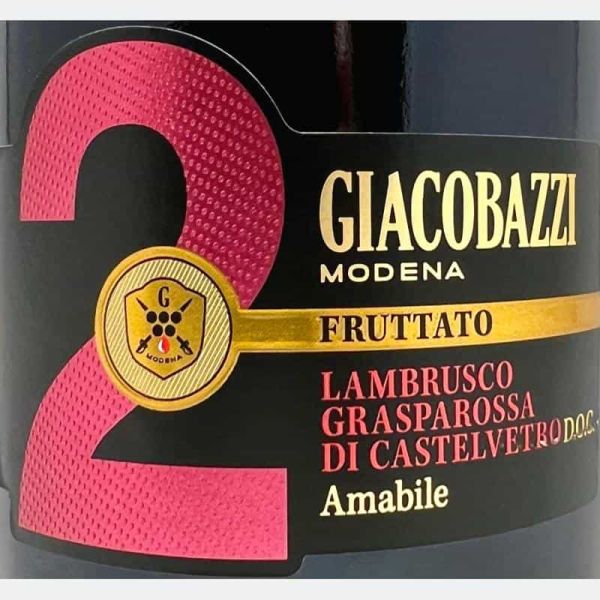 Lambrusco Grasparossa di Castelvetro Amabile DOC - Giacobazzi