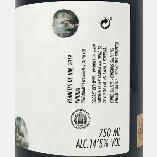 Planetes de Nin Garnatxes en Amfora Priorat DOQ 2019 - Familia Nin Ortiz Planetes de Nin Garnatxes en Amfora Priorat DOQ 2019 - Familia Nin Ortiz