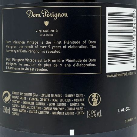 Champagne Dom Perignon Brut Vintage AOC 2010 - Dom Perignon