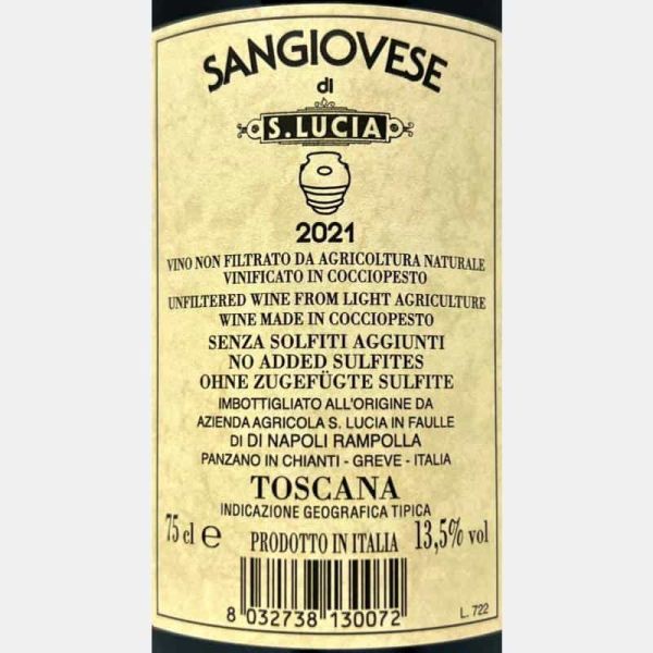 Sangiovese di Santa Lucia Toscana IGT 2021 - Castello dei Rampolla Sangiovese di Santa Lucia Toscana IGT 2021 - Castello dei Rampolla