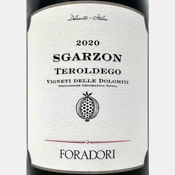 Teroldego Sgarzon Vigneti delle Dolomiti IGT 2020 Bio - Elisabetta Foradori