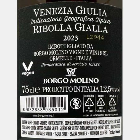 Ribolla Gialla Venezia Giulia IGT 2023 - Borgo Molino