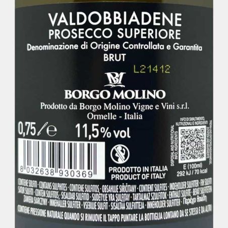 Prosecco Valdobbiadene Superiore Brut DOCG - Borgo Molino