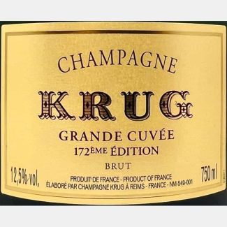 Champagne Grande Cuvee 172 Edition Brut AOC Geschenkbox - Krug