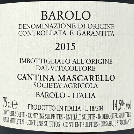 Barolo DOCG 2015 - Bartolo Mascarello